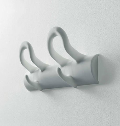 Duo Coat Stand White