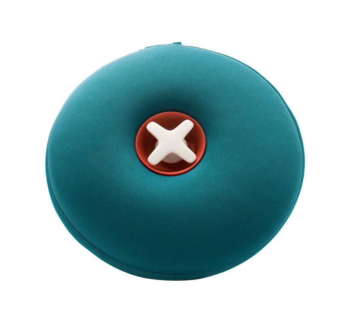 Pill Hot Water Bottle - White/Turquoise