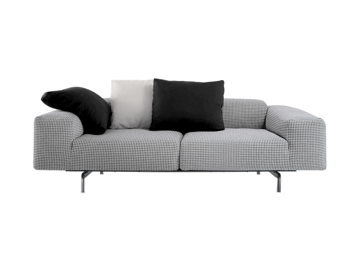 Largo 2-Seater Sofa - Pied de Poule Black
