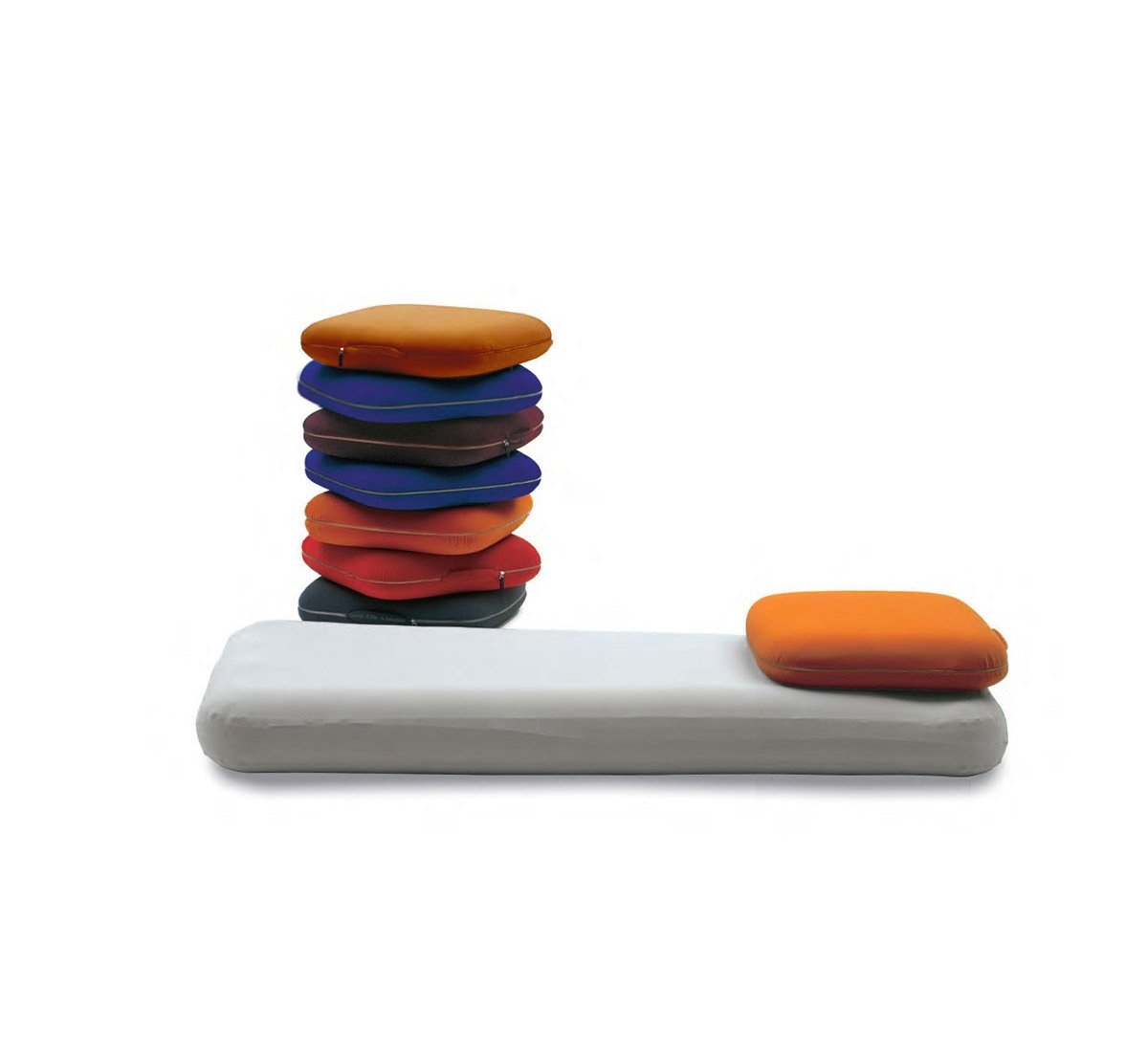 Q-Letto Pillow Pouf/Inflating Bed