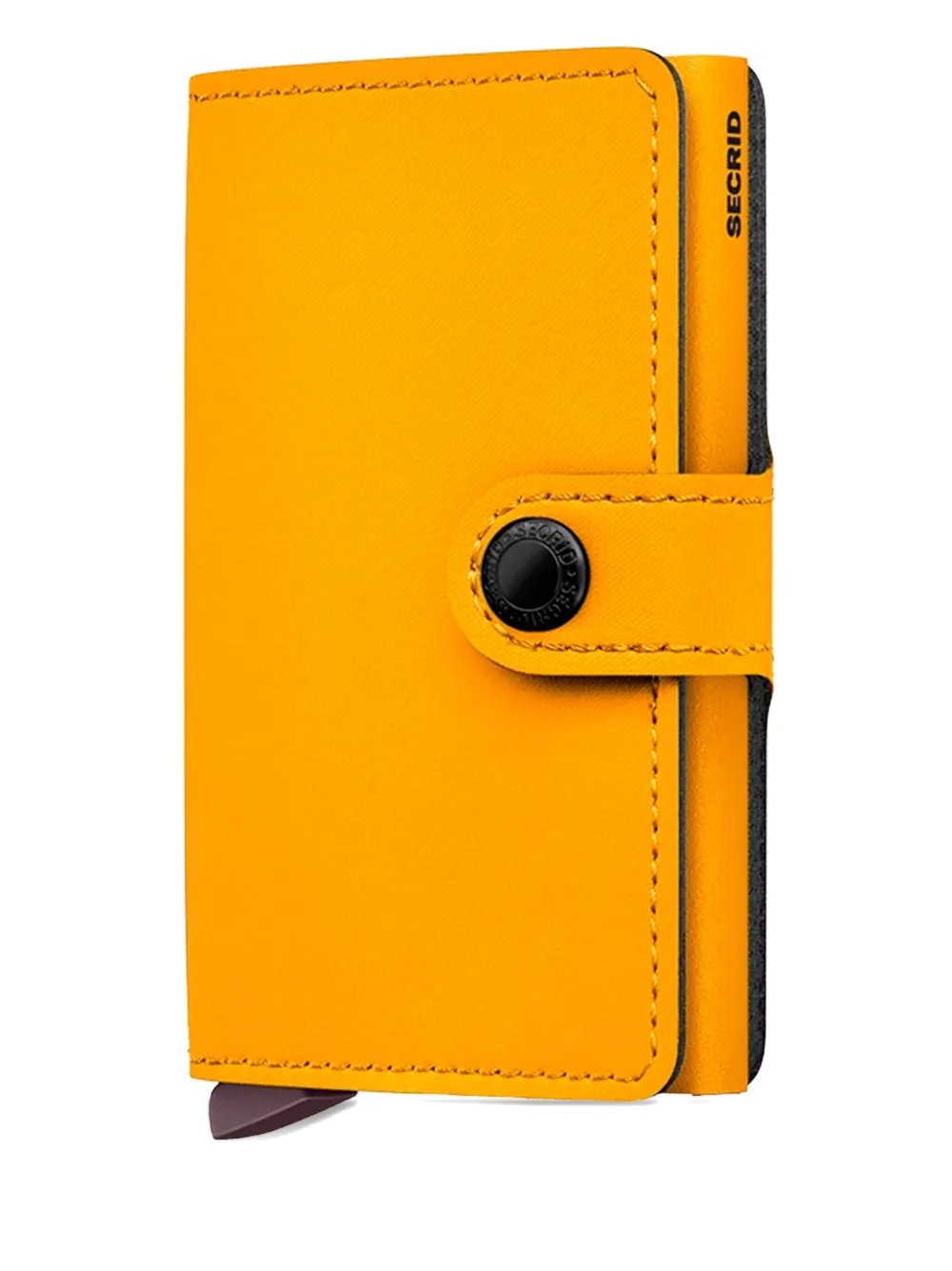 Secrid leather mini wallet - Giallo