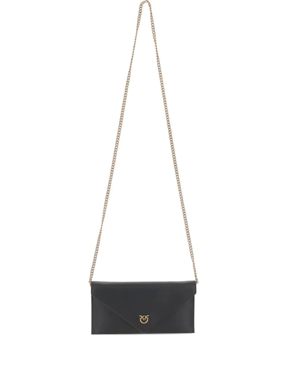 PINKO chain-strap flap cross body bag - Nero