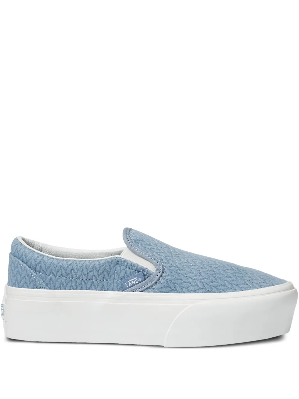 Vans knitted slip-on platform sneakers - Blu
