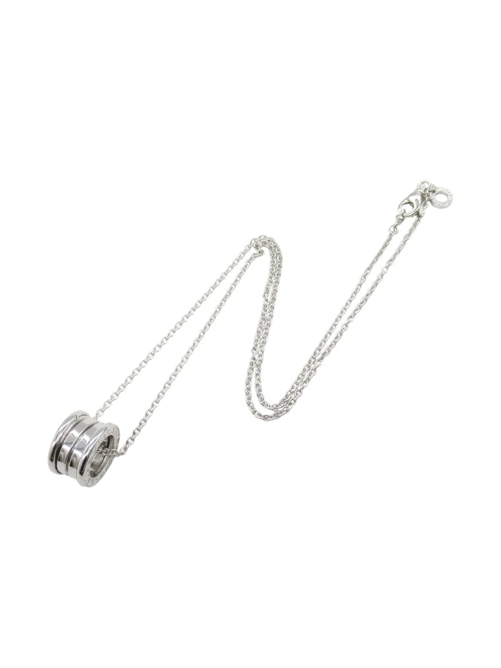 Bvlgari Pre-Owned Collana B.zero1 in oro bianco 18 carati - Argento