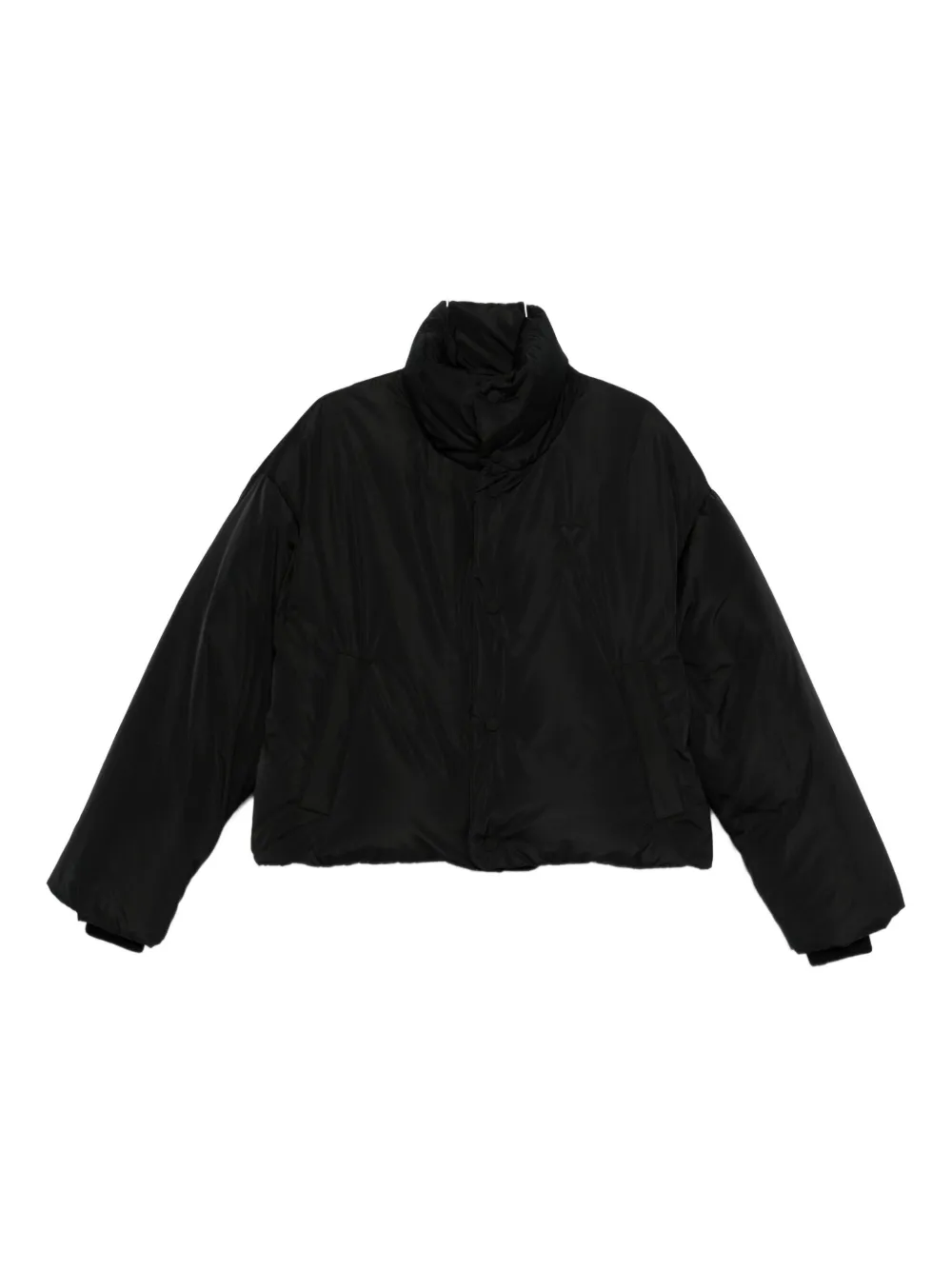 AMI Paris high-neck puffer jacket - Nero