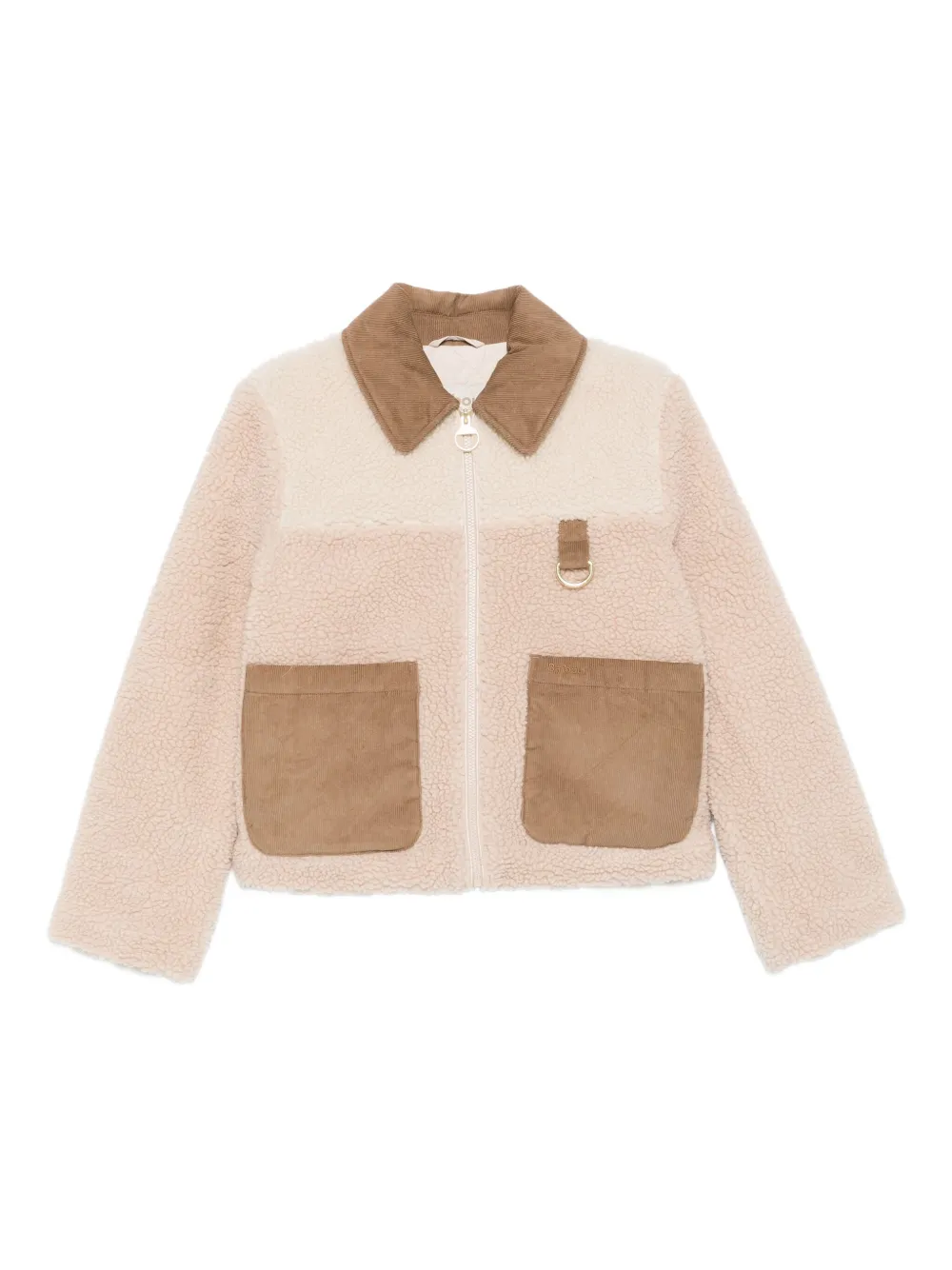 Barbour corduroy-collar jacket - Toni neutri