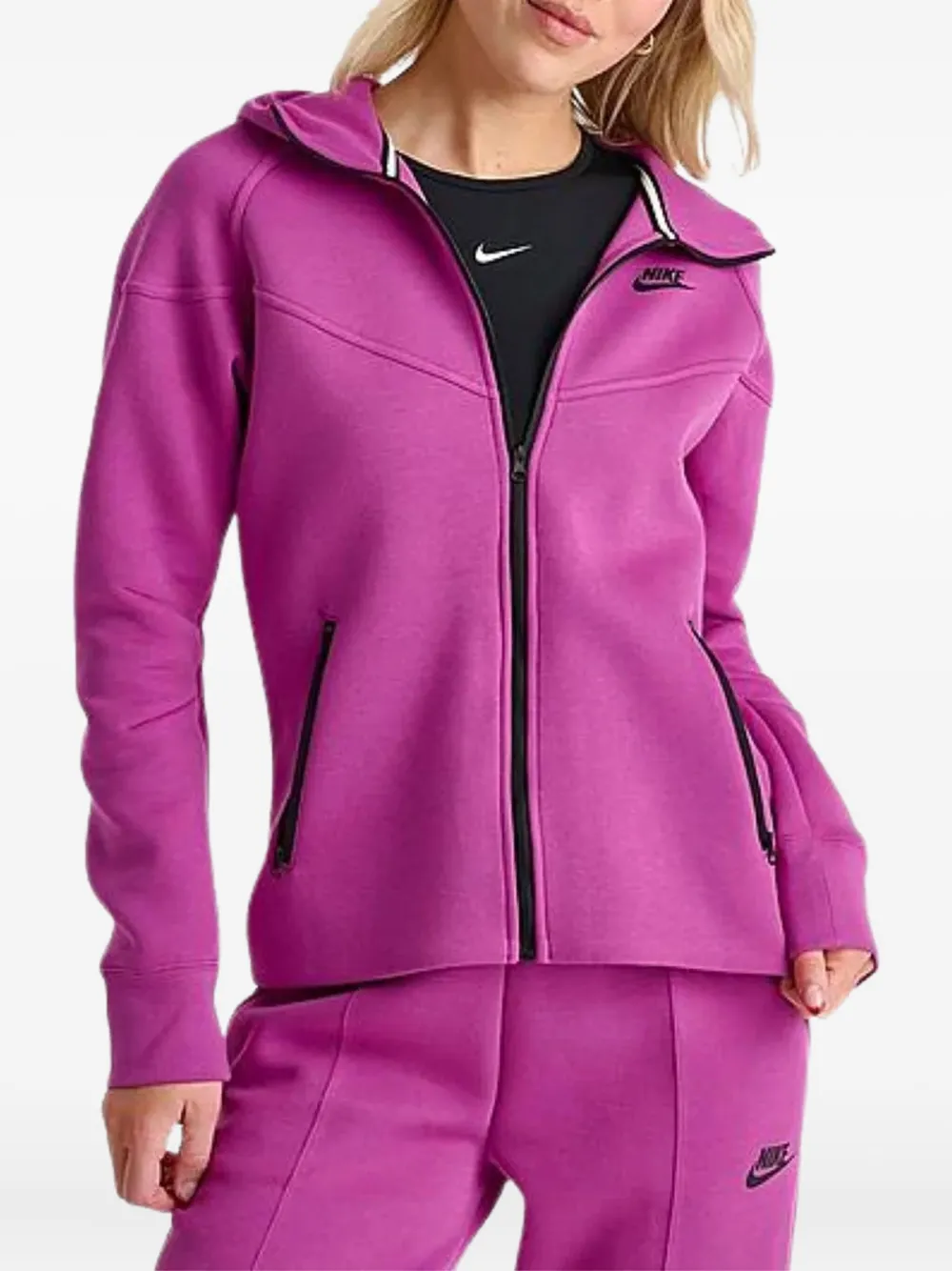 Nike Tech Fleece Windrunner full-zip hoodie - Rosa