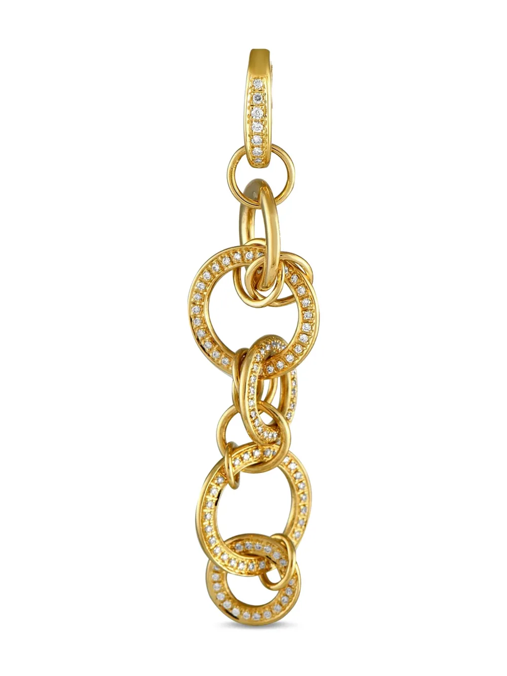 Di Modolo 18K yellow gold diamon dangle earrings - Oro