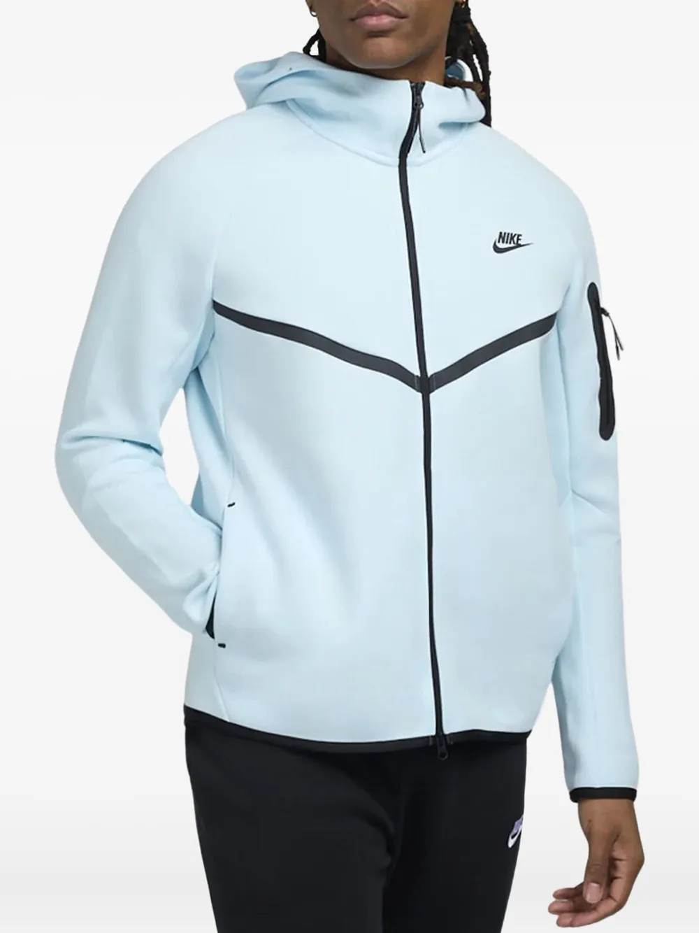 Nike Tech Fleece Windrunner zip-up hooded jacket - Blu