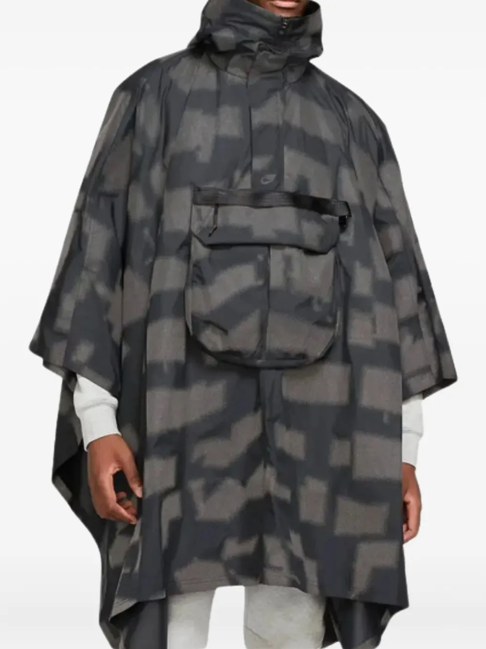 Nike Storm-fit Tech Pack reflective poncho - Nero