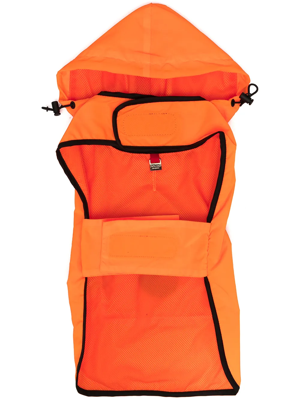 Moncler Giacca con cappuccio per cane Moncler x Poldo Dog Couture - Arancione