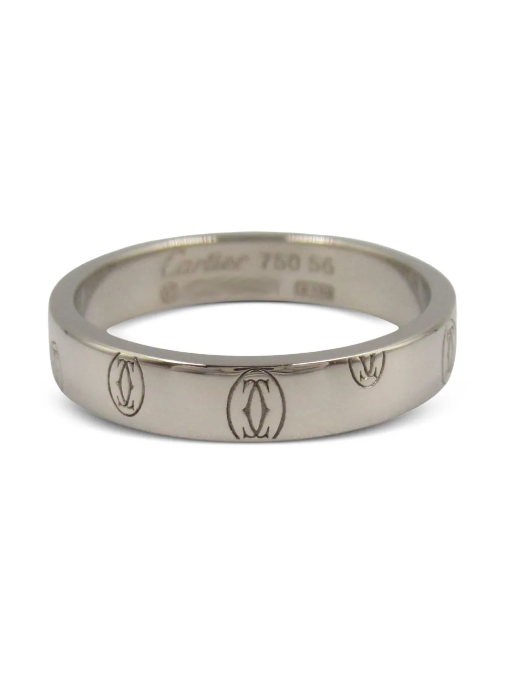 Cartier 2010 18kt white gold Happy Birthday ring - Argento