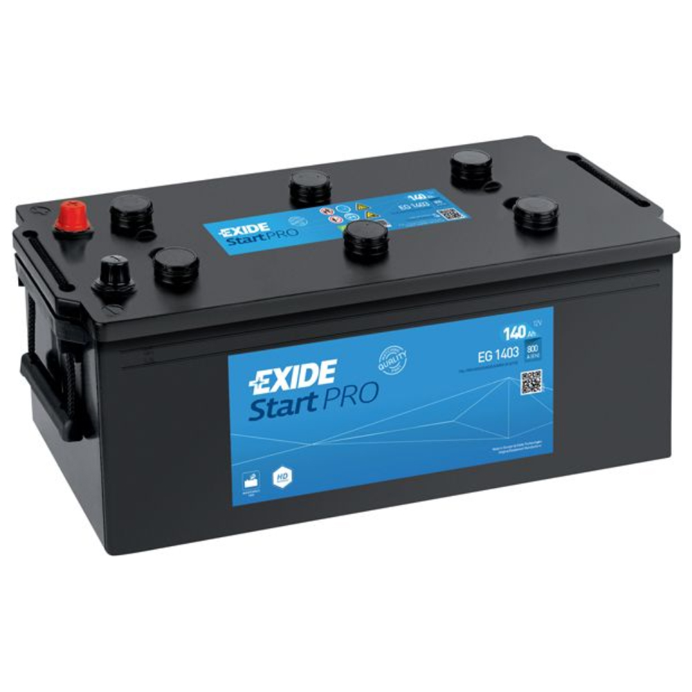 Batteria Exide 140Ah 800A Heavy Pro