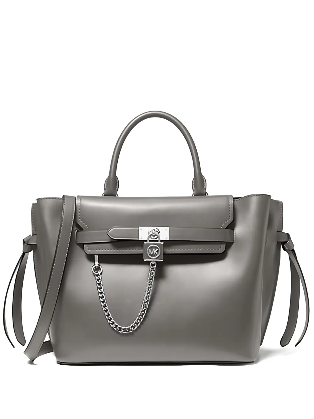 Michael Michael Kors large belted satchel bag - Grigio