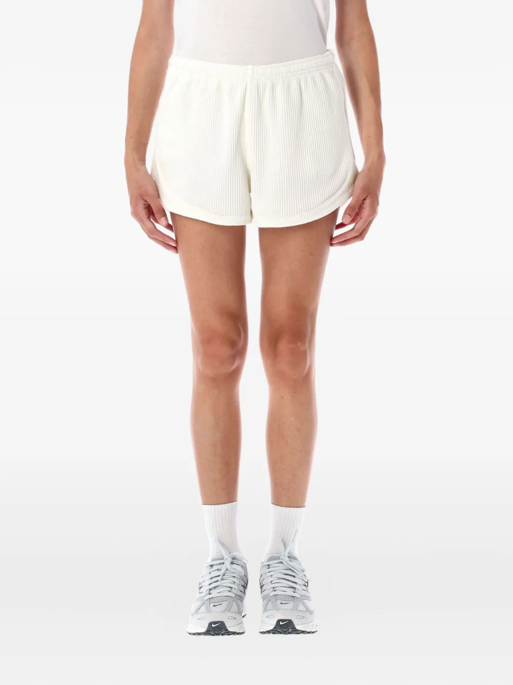 Nike waffle cotton shorts - Bianco