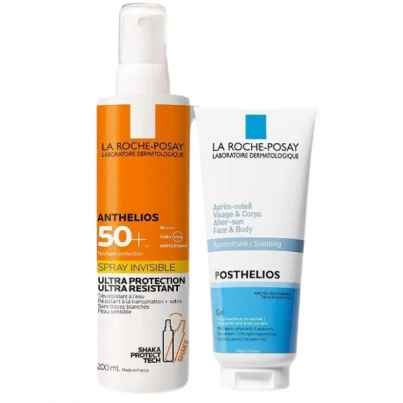 Anthelios Spray Ap Shaka 50+ 200 Ml + Latte Doposole Post Uv Exposure 75 Ml