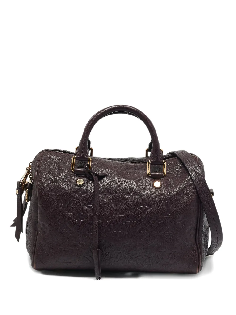 Louis Vuitton Pre-Owned Speedy Bandouliere 25 monogram-pattern tote bag - Viola