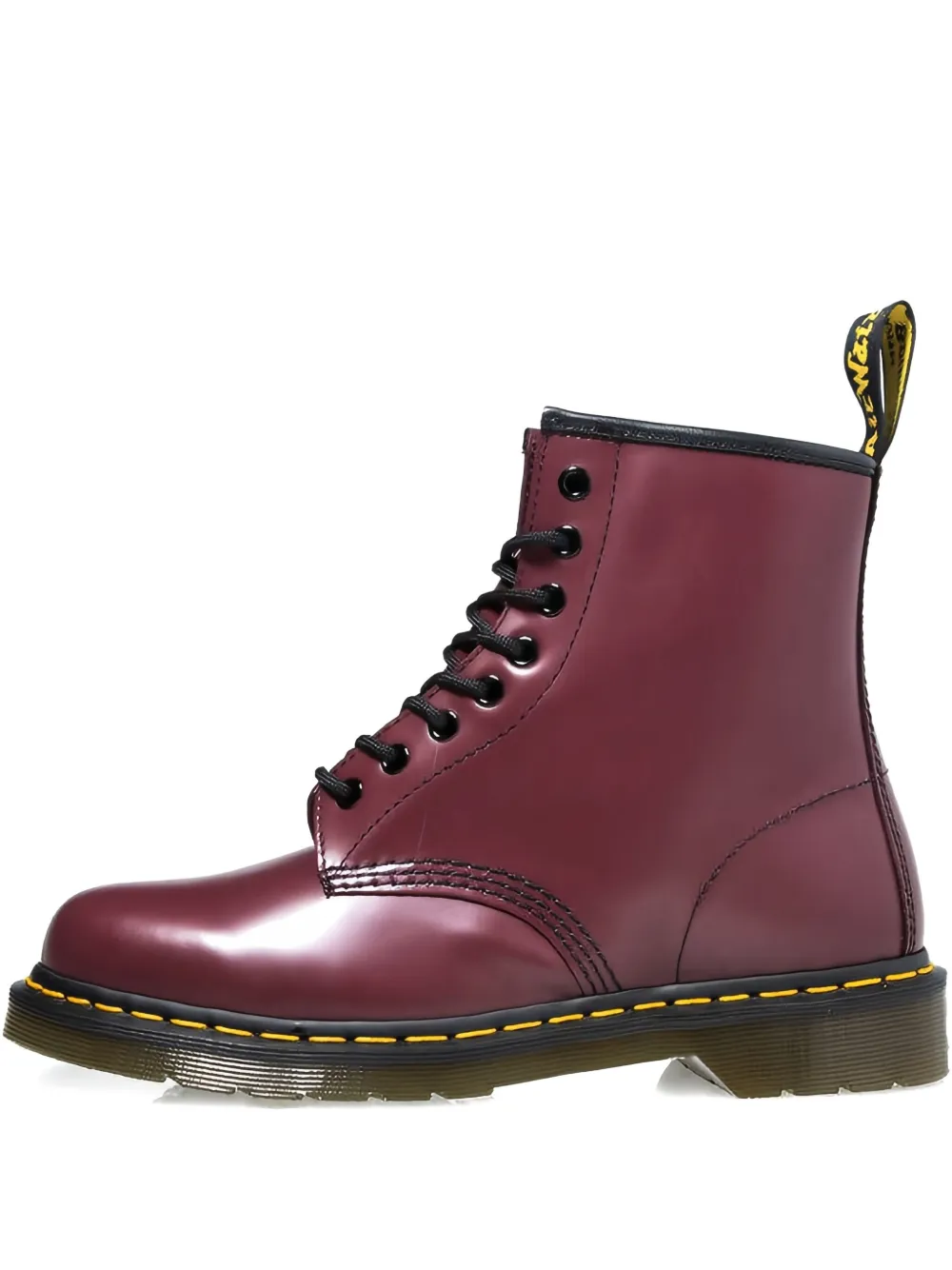 Dr. Martens lace-up leather boots - Rosso