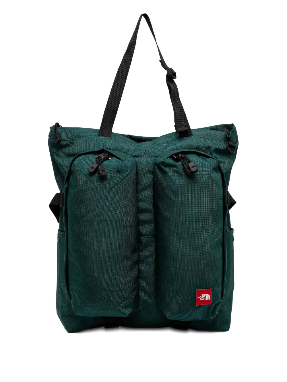 The North Face double-pocket tote bag - Verde