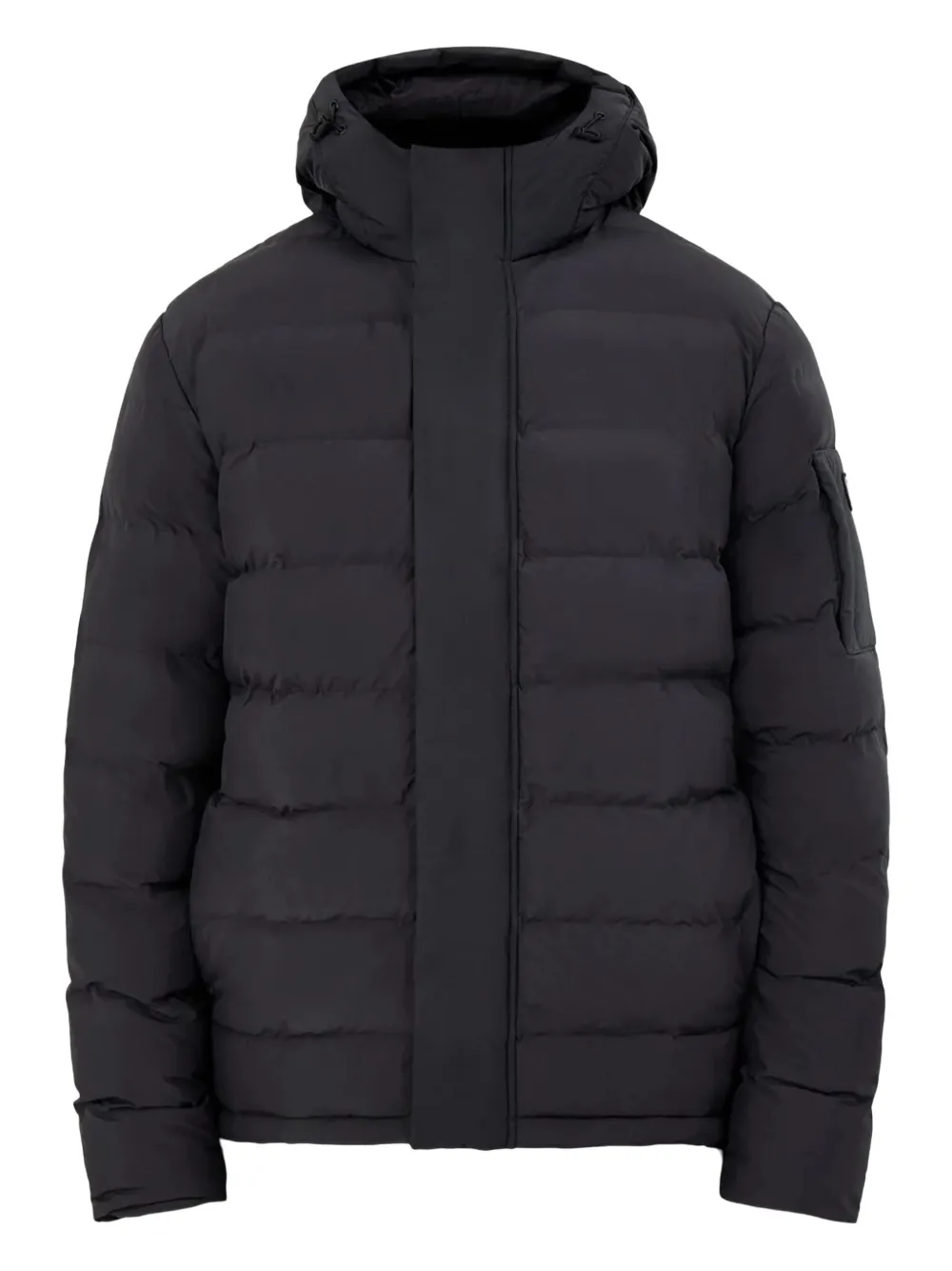 Barbour hooded quilted jacket - Nero