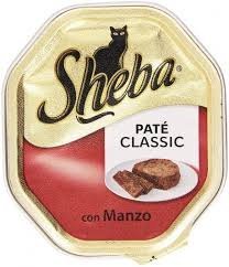 Sheba Pate' Manzo Vaschetta 85Gr