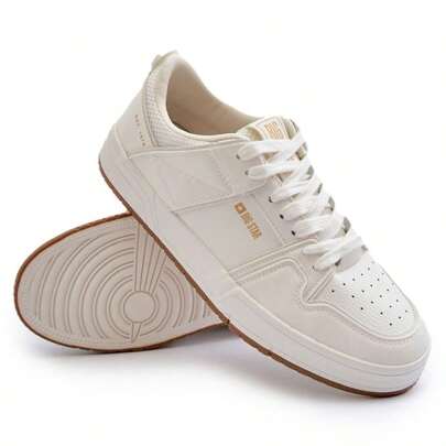Sneaker da uomo Big Star NN174093 bianco e nero, comodi e alla moda, colori bianco, nero e beige