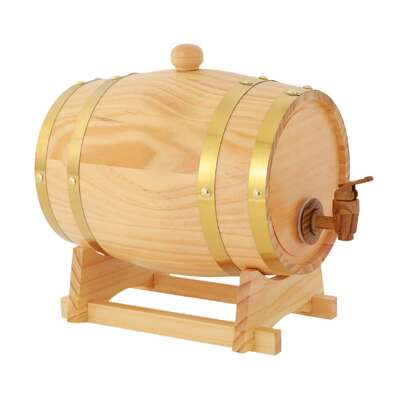 Botte di pino da 3 litri con testa di drago, botte di whisky in pino, botte di birra in legno, distillatore di alcol domestico, mini botte di whisky,