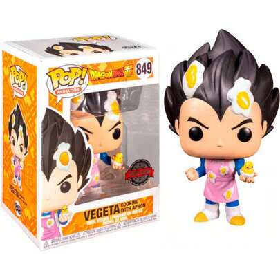 | POP DRAGON BALL SUPER VEGETA CUCINA CON GREMBIULE FIGURA ESCLUSIVA - Edizione limitata Funko Pop da collezione - Funko Pop Design dettagliato e real