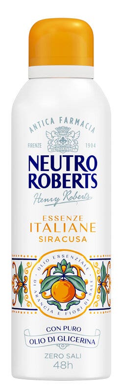 Neutro Roberts Deodorante Spray Siracusa Senza Sali di Alluminio 200ml