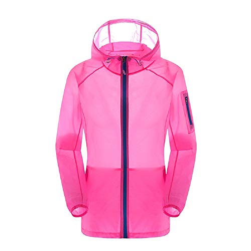 Junchuang Giacca Impermeabile Antivento Leggera Impermeabile Unisex Per Giacca A Vento Per Corsa, Escursionismo, Pesca
