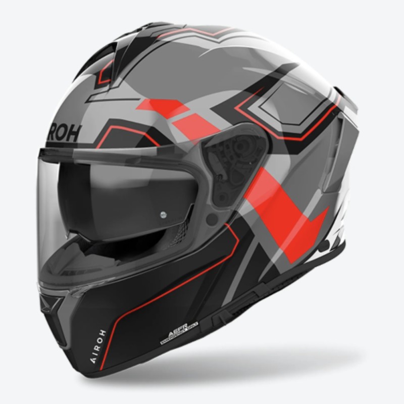 Casco Integrale Airoh Spark 2 Dart Rosso Lucido XXL