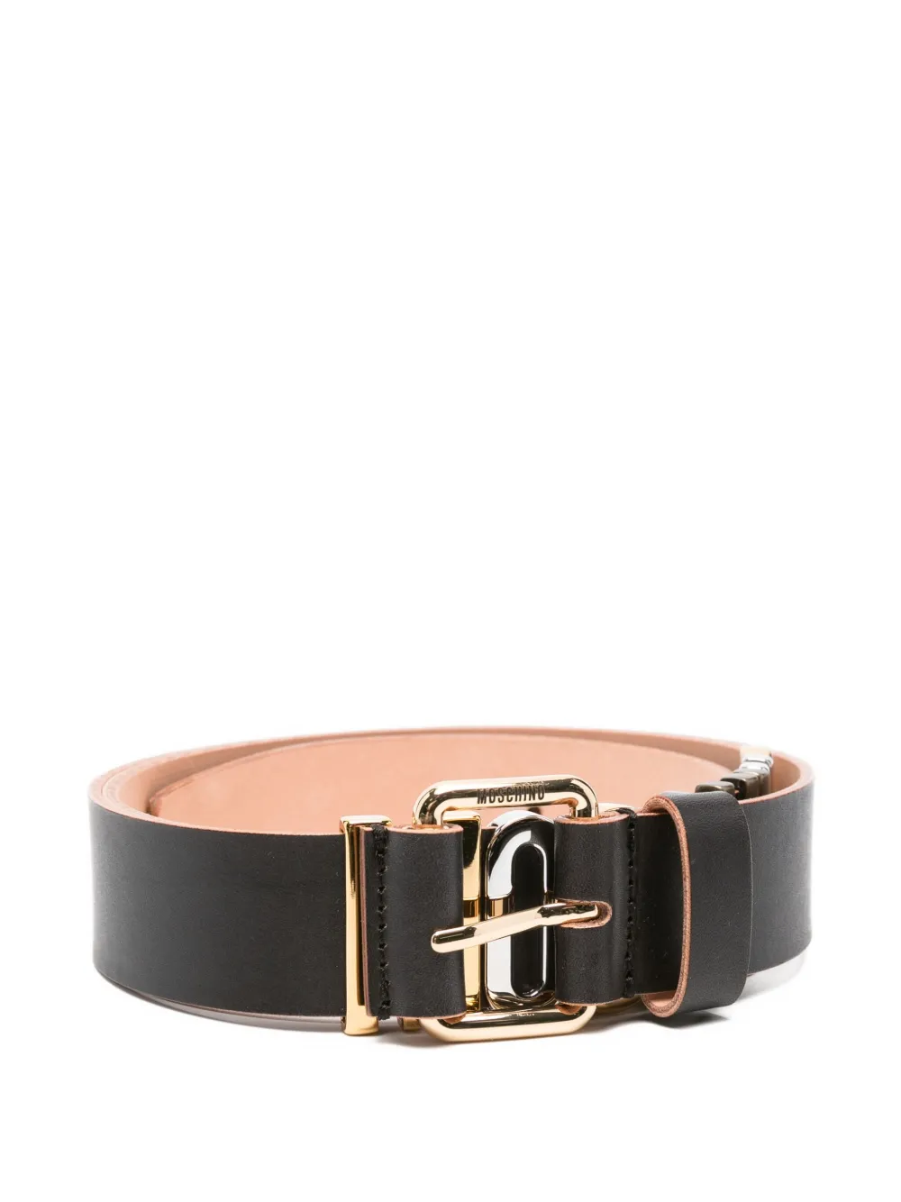 Moschino leather belt - Nero