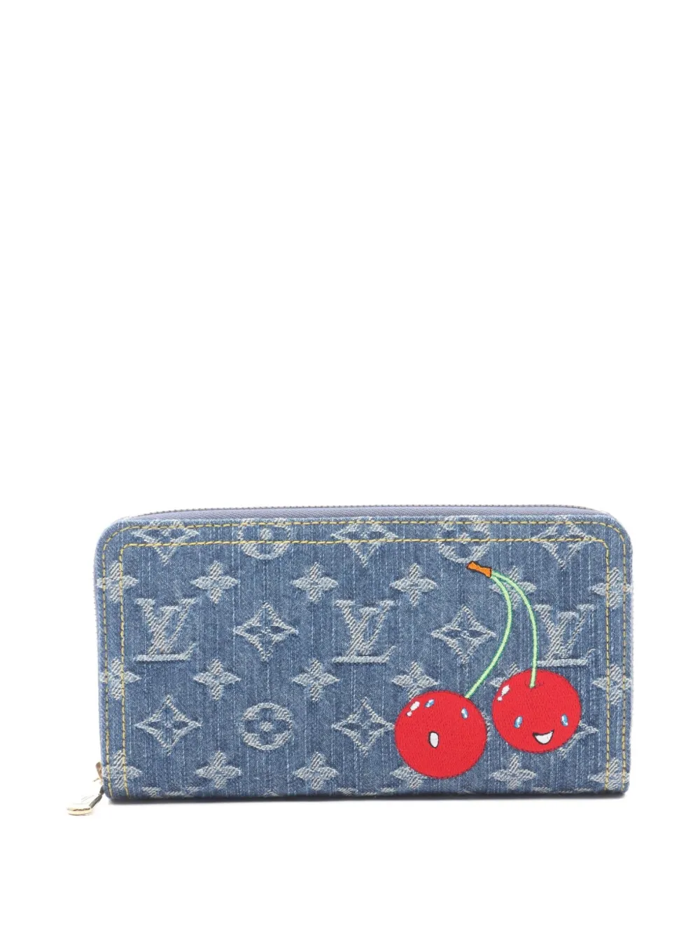Louis Vuitton Pre-Owned 2021 × Takashi Murakami Zippy wallet - Blu