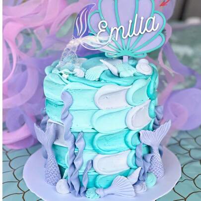1 pezzo Decorazioni personalizzate per torte di compleanno, nome personalizzato LOGG, decorazioni per torte da festa, decorazioni per torte in acrilic