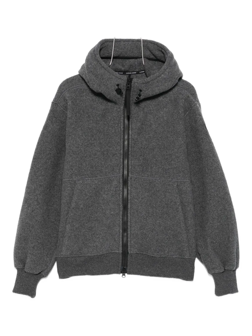 Canada Goose hooded bomber jacket - Grigio