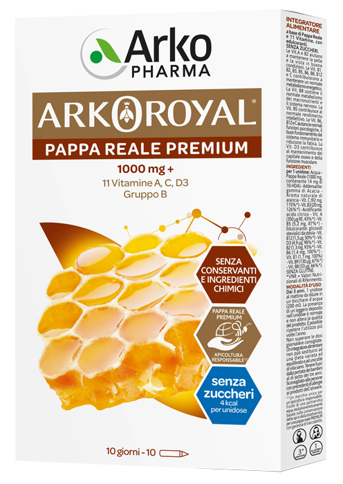 Arkofarma arkoroyal pappa reale 1000 mg + vitamine