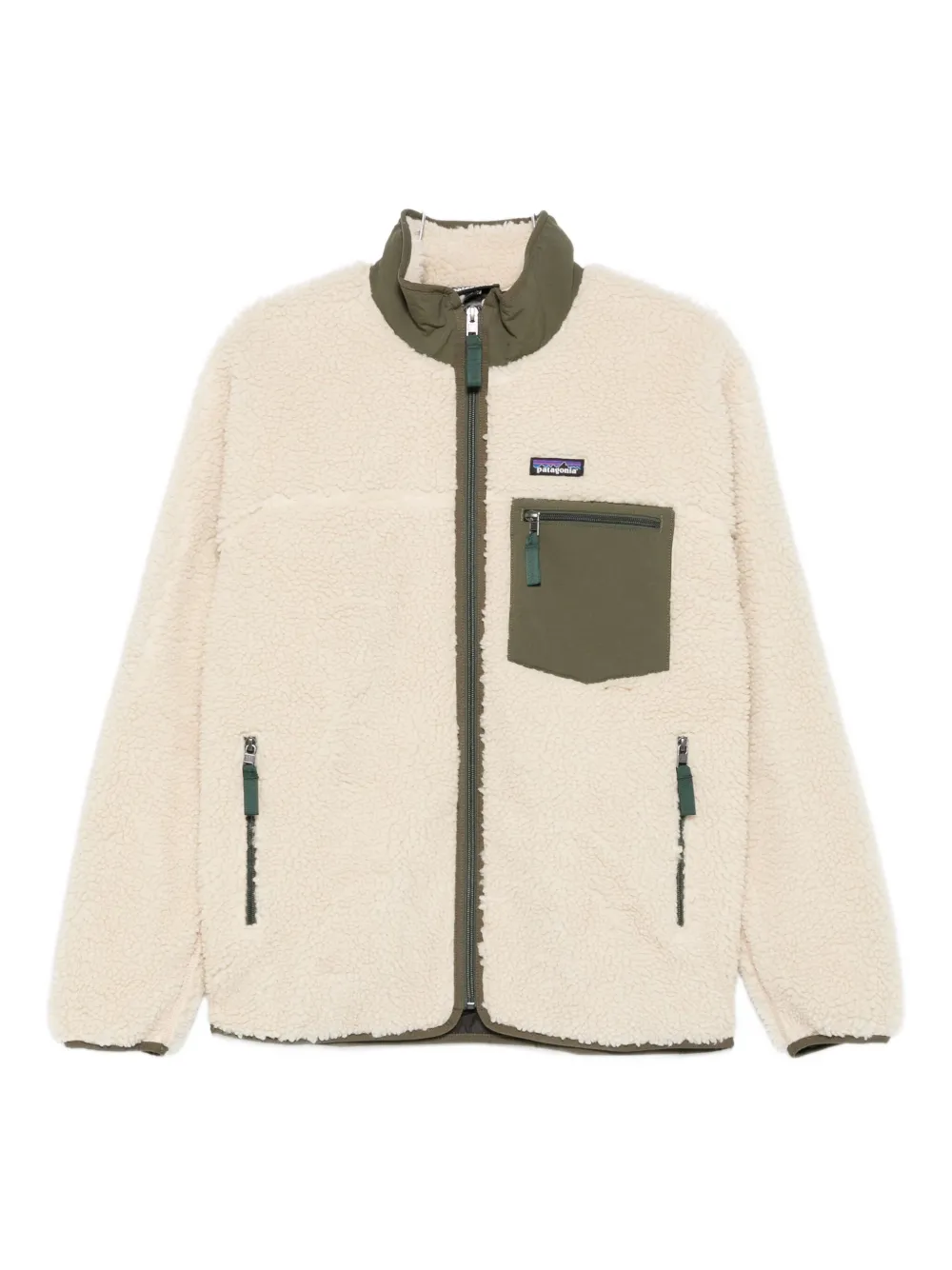 Patagonia Retro-S fleece zip-up jacket - Toni neutri