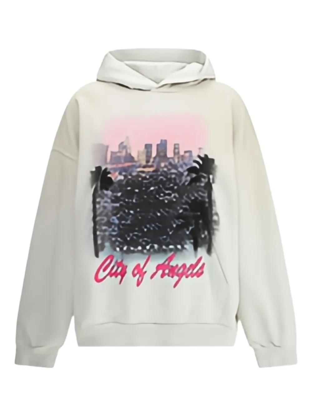 Balenciaga Los Angeles cityscape hoodie - Bianco
