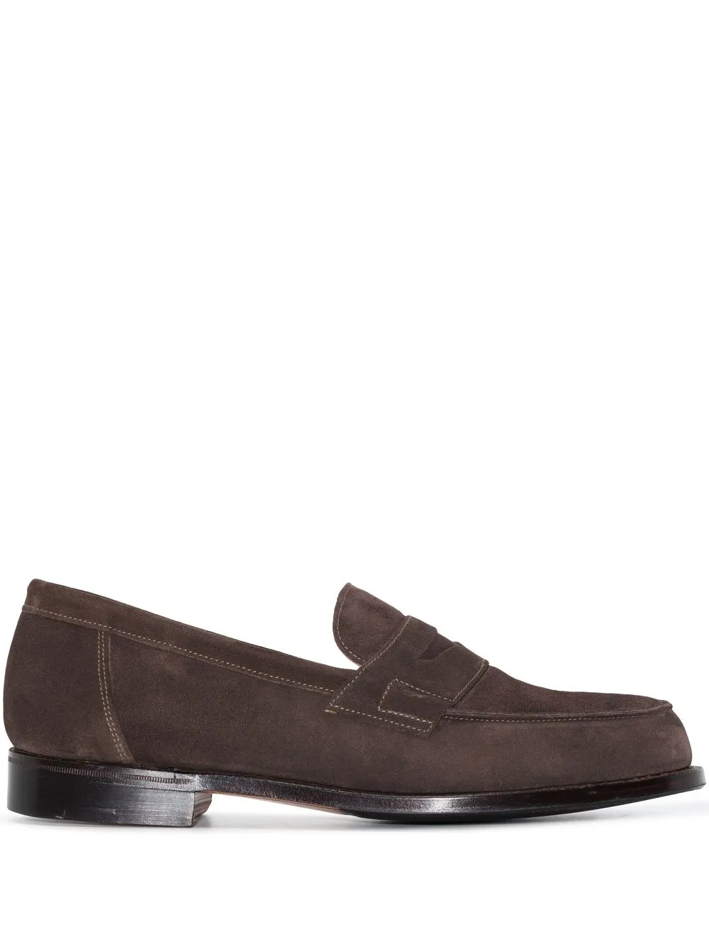 Grenson Mocassini Epsom con punta tonda - Marrone