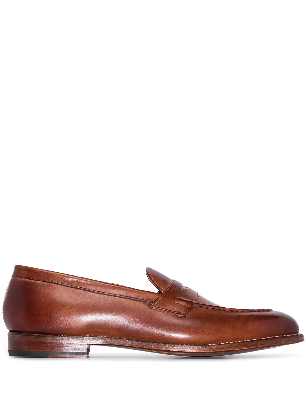 Grenson Mocassini con punta smussata Lloyd - Marrone