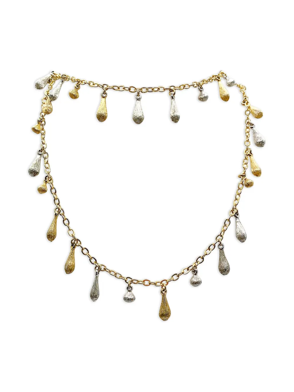 Christian Dior Pre-Owned 1970s drop-chain necklace - Oro