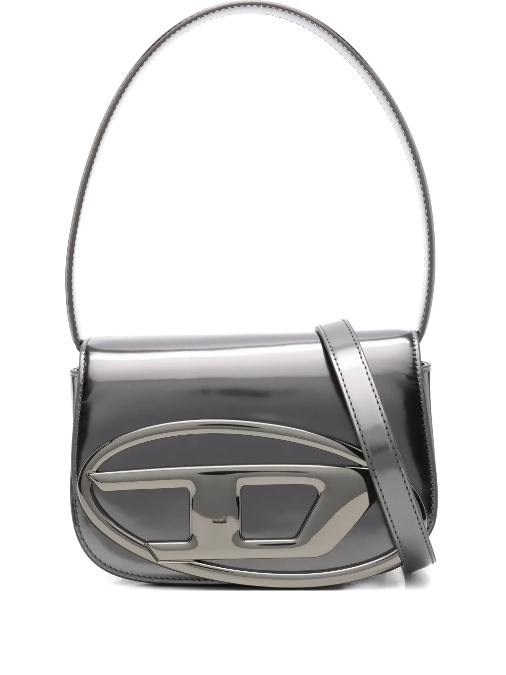 Diesel 1DR logo shoulder bag - Argento
