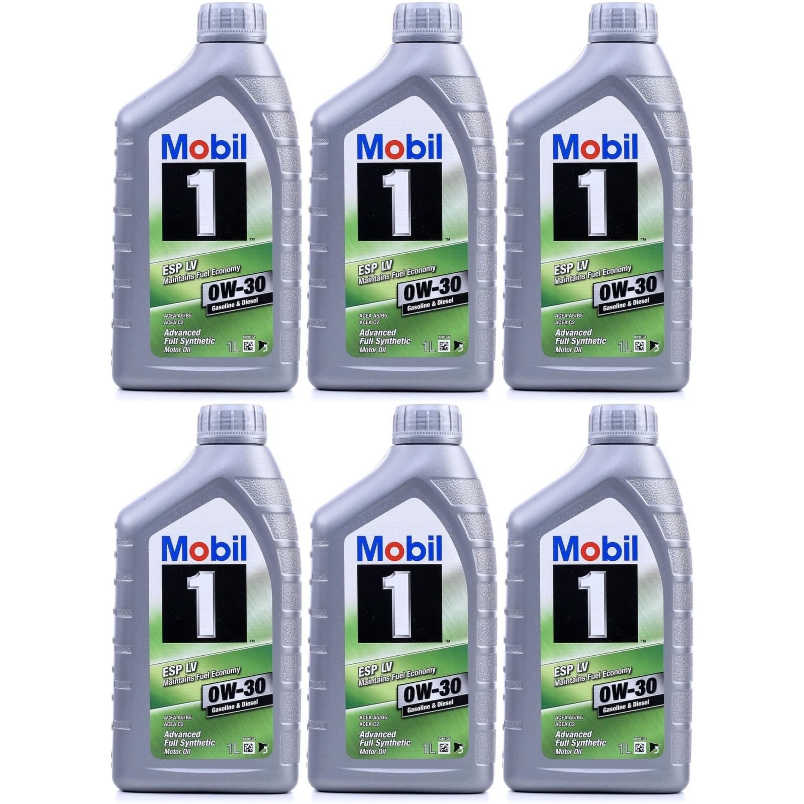 6x Mobil 1 ESP 0W-30 - Olio Motore Sintetico