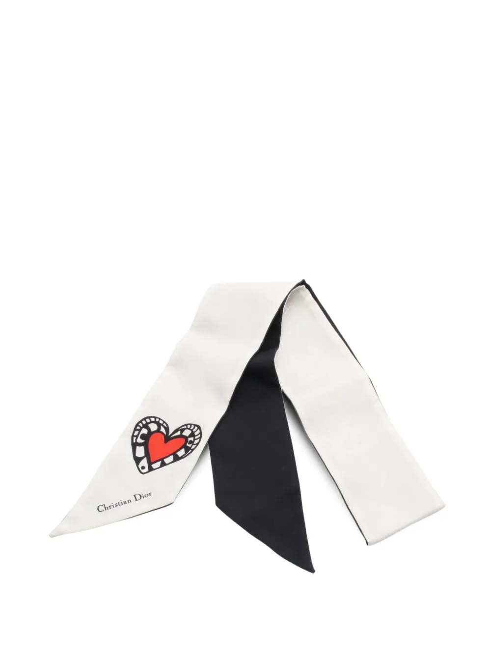 Christian Dior Pre-Owned x Niki de Saint Phalle 2010s Mitzah scarf - Bianco