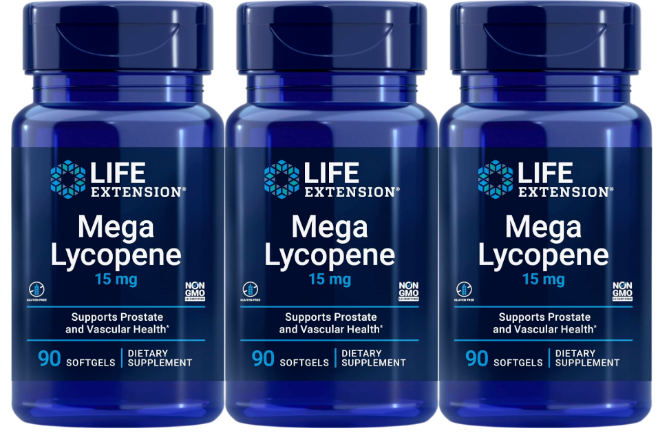 Life Extension Mega Licopene 15mg 3X90gels From Naturale Pomodoro Nongmo/N