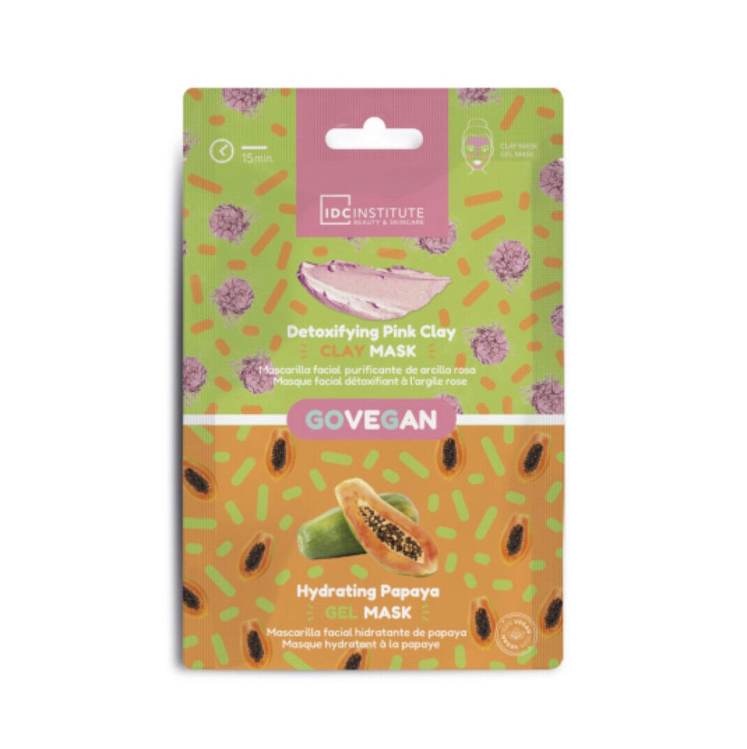 IDC Institute Skincare Essentials Duo Mask Pink Clay&Papaya