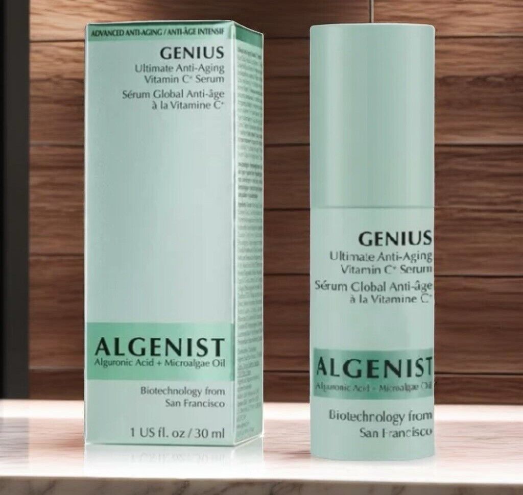 Algenist GENIUS Siero Anti-Invecchiamento Ultimo VITAMINA C+ 1.0 oz, NIB
