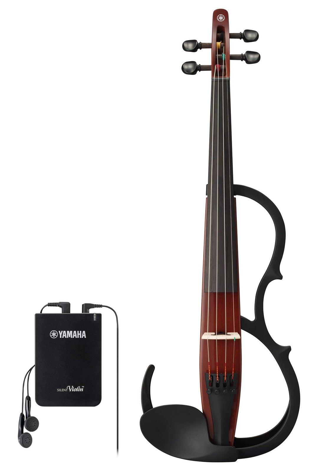 Yamaha Silent Electric Violin YSV104 Br Marrone Con Cuffie Basic Modello Nuovo