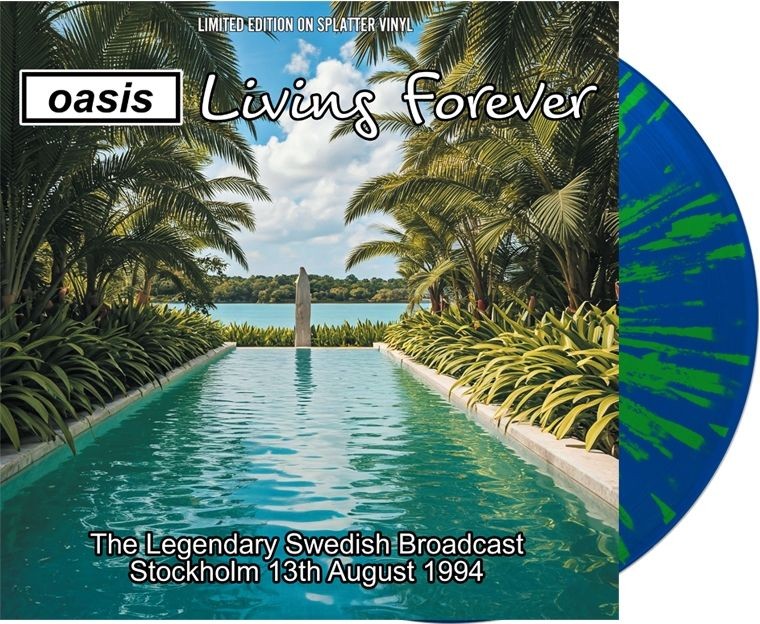Vinile Oasis - Living Forever (Splatter Vinyl)