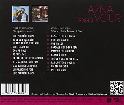 Discographie Studio Originale Vol 19 by Charles Aznavour [Audio CD]